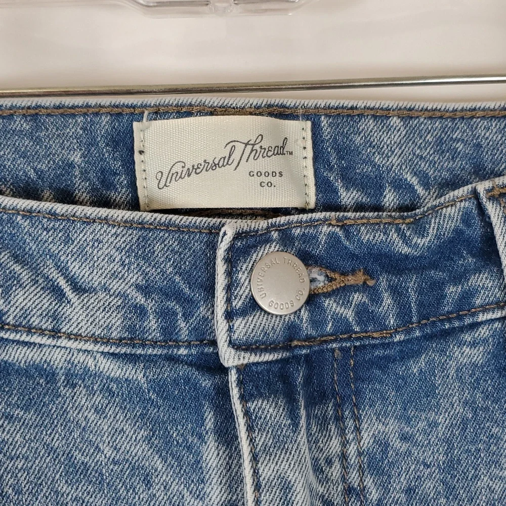 Universal Thread Woman's Medium Wash Denim Maxi Skirt ~ Blue - Picture 7 of 13